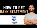 ✅ How To Get Bank Statement On Standard Bank App (Full Guide)