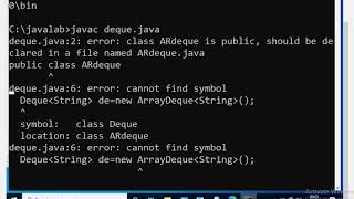 ArrayDeque class with example || java collection framework in telugu