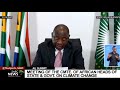 AU Summit I President Cyril Ramaphosa addresses the 35th Ordinary Session virtually