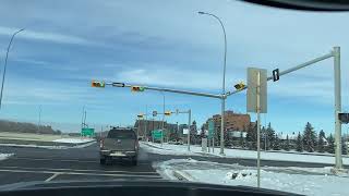 Calgary Street 2025-01-04, Brentwood \u0026 Crowchild Trail NW, -13 C