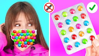 HOW TO SNEAK FOOD INTO HOSPITAL || Smart Sneaking Food Ideas by 123 GO Like!