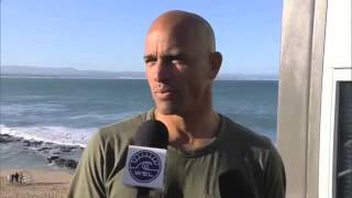 Kelly Slater Reacts to Mick Fanning Shark Attack