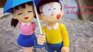 Bada pachtaoge song 💔 lyrics WhatsApp status Nobita and Shizuka love