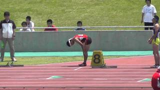 2012 高校総体陸上 宮崎 男子200m決勝_延岡商業