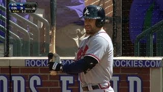 ATL@COL: Johnson picks up four hits in Braves victory