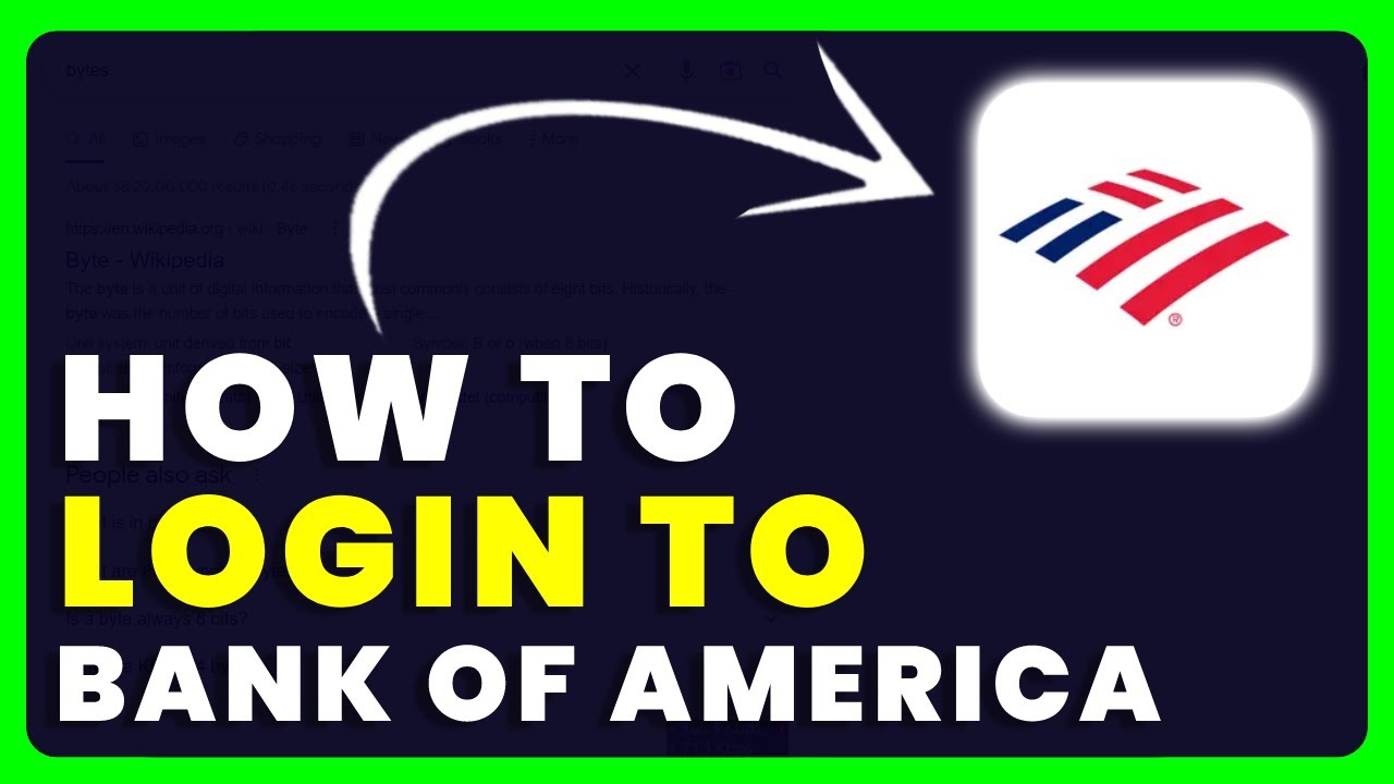 How To Login To Bank Of America Account | How To Sign In To Bank Of ...