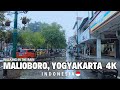 4K WALKING IN RAIN at Malioboro Street of YOGYAKARTA, INDONESIA - Jalan Jalan di Malioboro - ASMR