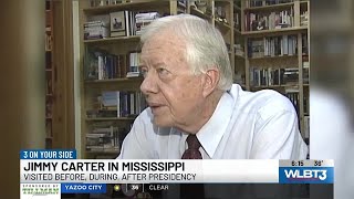 Jimmy Carter visited Mississippi before, during and after presidency