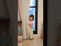 一歲兩個月的小兔咩已經開始會玩躲貓貓了💕💕 cute babywalk baby 可愛い 嬰兒 cutebaby funny