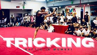 BEST TRICKING BATTLE 😱|| IN FLYZONE FITNESS MUMBAI_ || Luckyflipper_