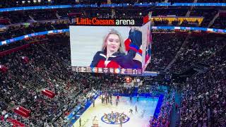 Fun Night at Detroit Pistons Game at Little Caesar's Arena!