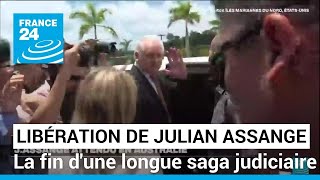 Libération de Julian Assange : la fin d'une longue saga judiciaire • FRANCE 24