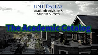 The Academic Catalog