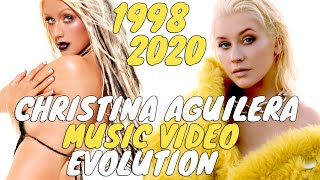 A EVOLUÇÃO DE CHRISTINA AGUILERA (1998 - 2020) Antes e Depois Music Video Evolution
