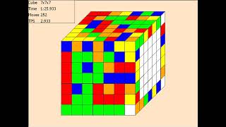 7x7x7 in 3:44 (cage method)