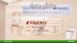 FAKRO Attic Ladders - How to Find Your ID Plate