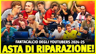 ASTA DI RIPARAZIONE: FANTACALCIO DEGLI YOUTUBERS 2024-25