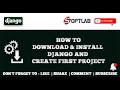 #1 How to Install Django in Virtual Environment and Create Django Project