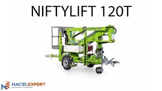 nacelle élévatrice tractable niftylift 120T NACELEXPERT