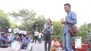 Thokchom Wangam at BAPSA Protest Demo on 16 Mar