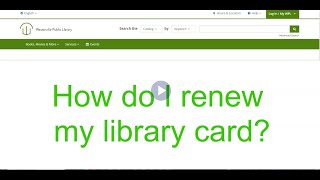 Renew Your Card