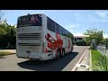 七桃人精緻旅遊 scania k440 鉅巃車體 第三軸轉向過彎