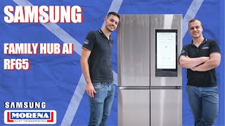 Frigorifero SAMSUNG 4 porte FAMILY HUB con INTELLIGENZA ARTIFICIALE [ Nuovo modello 2024 ]