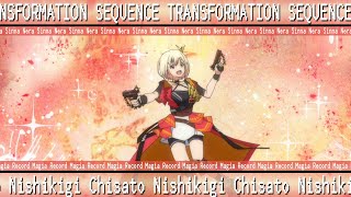 Chisato Nishikigi Magical girl transformation -Magia Record: Agent Magica- Collaboration event