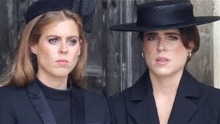 Por Qué El Comportamiento De Eugenia y Beatriz En El Funeral De La Reina Está Dando De Qué Hablar
