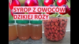 Sok, syrop z owoców dzikiej róży