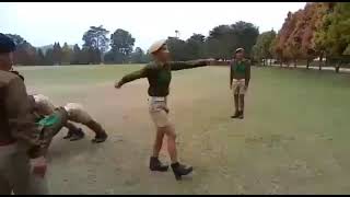 best drill ever #Arunachal Pradesh police training academy...