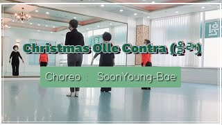 Christmas Olle Contra linedance walkthrough (올래)초급라인댄스 카운팅