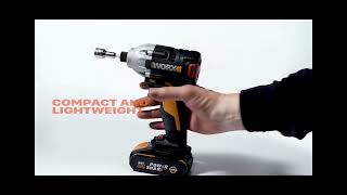 WORX 20V Brushless Cordless 3 Speed 260Nm Impact Driver - WX261