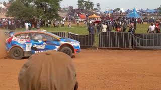 Duncan mubiru vs sebuguzi busiika Easter rally 2023 #rallycar #ford