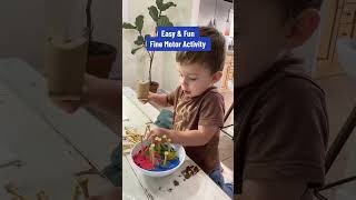 Boost those fine motor skills with this engaging activity! Watch as we use clay and golf tees to cre