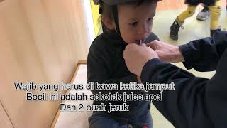 Ke konter baju bekas dan jemput si bule kecil di sekolah !!