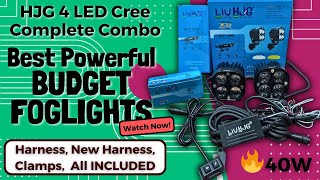 LiuHJG 4X4 (40W) Complete Set | HJG 4X4 Cree | HJG New Harness | Best Budget Lights | LiuHJG