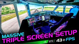 MICROSOFT FLIGHT SIMULATOR  | Multiple Monitor Airliner Setup