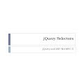 43 - jQuery Selectors
