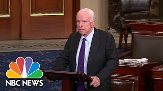 Senator John McCain Urges Americans To Respect Election Results And Each Other | NBC News