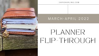 March and April 2022 Planner Flip