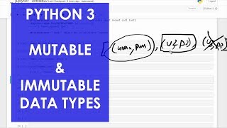 Mutable and Immutable Data Types Python 3