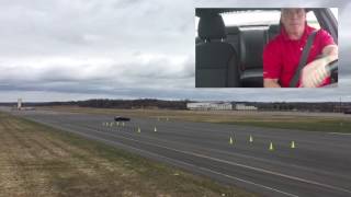 NY State Police Academy: Learning how to drive a troop car