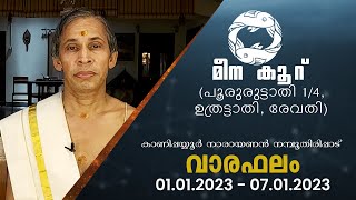 മീനം രാശിക്കാരുടെ ഈ ആഴ്ച്ചയിലെ വാരഫലവുമായി കാണിപ്പയ്യൂർ നാരായണൻ നമ്പൂതിരിപ്പാട്