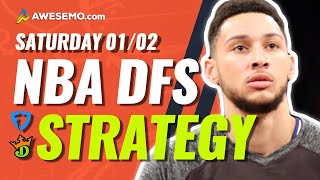 NBA DFS PICKS: DRAFTKINGS & FANDUEL DAILY FANTASY BASKETBALL STRATEGY | SATURDAY 1/2/21