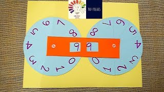 Maths Working Model | 0 To 99 Numbers Wheel For Students | Maths TLM For Students | The4Pillars