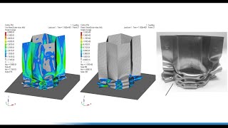 Impact Characteristics of Crash Box in Vehicle - 01 (Nonlinear Explicit Buckling analysis of tube)