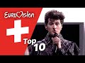 (OUTDATED) Top 10 ESC Songs Ever: Switzerland | Best Swiss Eurovision Songs