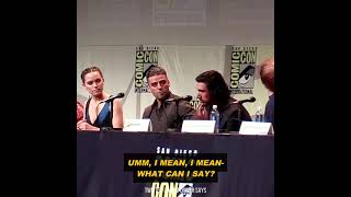 Adam Driver on SDCC Panel "Adam, say something!" "Um, what do you want me to say?"