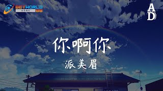 你啊你 - 派美眉『我啊我 夢裡夢外夢醒夢了空 空裡空外空我一人夜』【高音質/動態歌詞/Pinyin Lyrics】